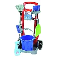 Klein Theo Cleaning Trolley Premium Toys for Kids Ages 3 Years & Up (6094)