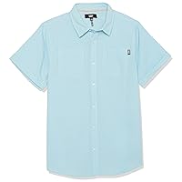 DKNY Boys Classic Long Sleeve Woven Button Down Shirt