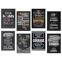 CTP Inspire U 8-Poster Chalk It Up! Pack, Classroom Posters, 13 3/8” x 19” Each (Creative Teaching Press 6686)