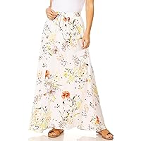 Maxi Skirts for Women Reg & Plus Size Women's Long Skirts, Flowy Summer Skirt Aline Elastic High Waisted Trendy 2023