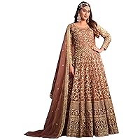 Sewn Pakistani Bridal Wear Anarkali Gown Suits Indian Designer Salwar Kameez Dress