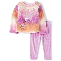 The Children's Place baby-girls And Toddler 2 Piece Outfit, Long Sleeve Top and Pant Active Playwear Set