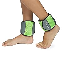 APEXUP 10lbs/Pair Adjustable Ankle Weights for Women and Men, Modularized  Leg Weight Straps for Yoga, Walking, Running, Aerobics, Gym