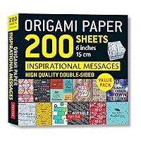Origami Paper 200 sheets Inspirational Messages 6