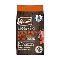 Merrick Premium Grain Free Dry Adult Dog Food, Wholesome And Natural Kibble, Real Texas Beef And Sweet Potato - 30.0 lb. Bag