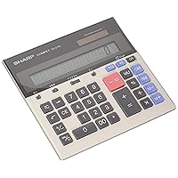 Sharp QS-2130 12 Digit Commercial Desktop Calculator with Kickstand, Arithmetic Logic (Renewed)