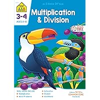School Zone - Multiplication & Division Workbook - 64 Pages, Ages 8 to 10, 3rd Grade, 4th Grade, Estimation, Word Problems, Remainders, Factors, and More (School Zone I Know It!® Workbook Series) School Zone - Multiplication & Division Workbook - 64 Pages, Ages 8 to 10, 3rd Grade, 4th Grade, Estimation, Word Problems, Remainders, Factors, and More (School Zone I Know It!® Workbook Series) Paperback