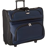 Travel Select Amsterdam Expandable Rolling Upright Luggage, Navy, Garment Bag