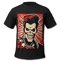 The Psychobilly Skull 1 Rockabilly Men's T-Shirt