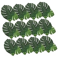 BESTOYARD 36pcs Placemat Dinning Table Decoration Banana Leaf Plates Hollow Monstera Place Mat Dining Room Decor for Table Dining Table Decor Dinner Mats Tape to Weave Table Mat