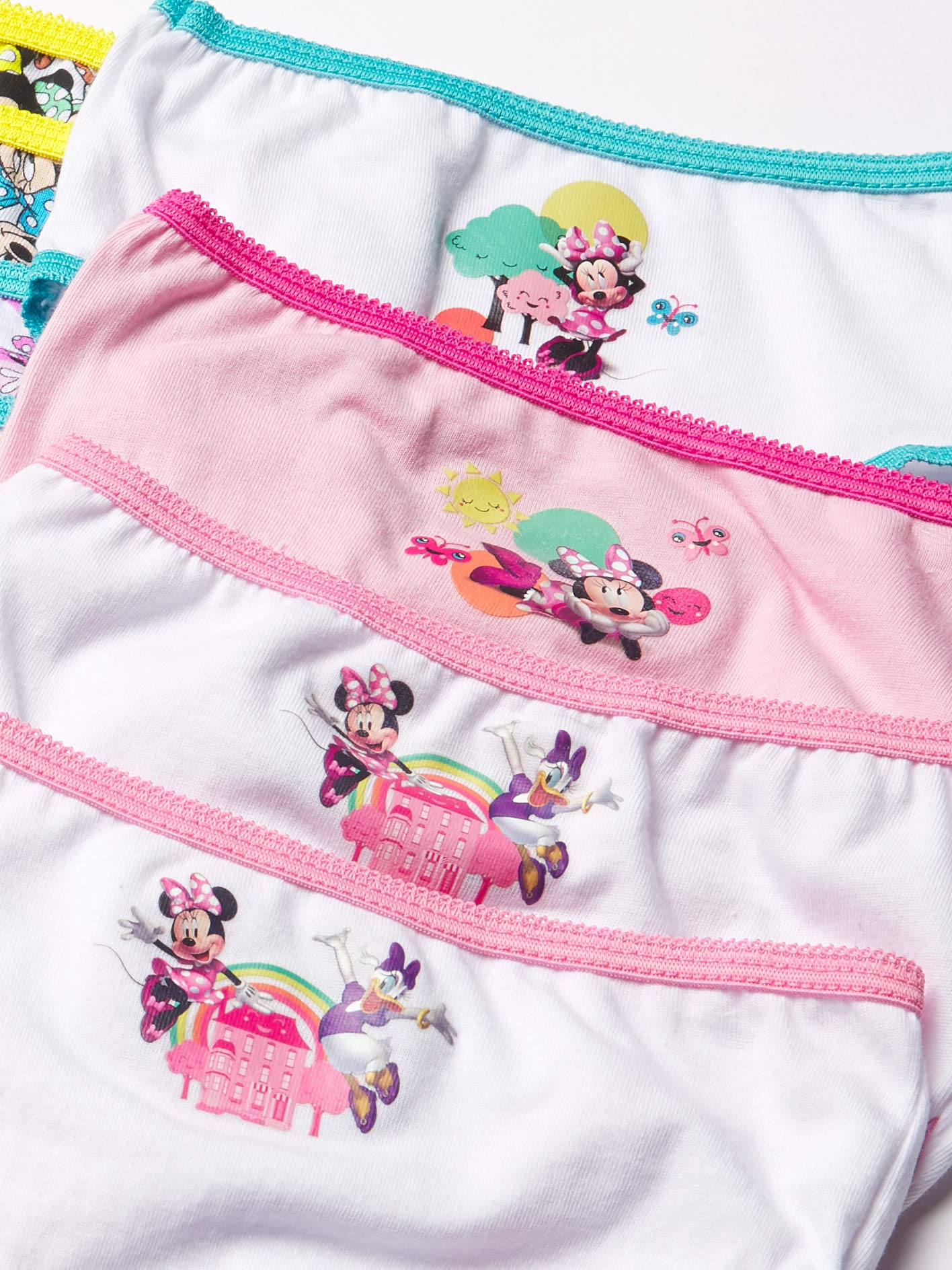 Buy Disney Girls' Minnie Mouse Underwear Multipacks with Assorted Prints in  Sizes 2/3t, 4t, 4, 6, 8 and 10