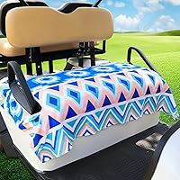 Universal Golf Cart Seat Covers Bohemia Microfiber Golf Cart Seat Towel/Blanket Compatible with Most EZGO & Yamaha & Club Car of 2-Seat Golf Carts for All Season 55x33 Inch
