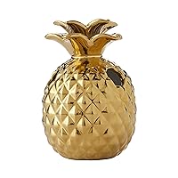 by Saturday Knight Ltd. Gilded Pineapple Toothbrush Holder, Gold