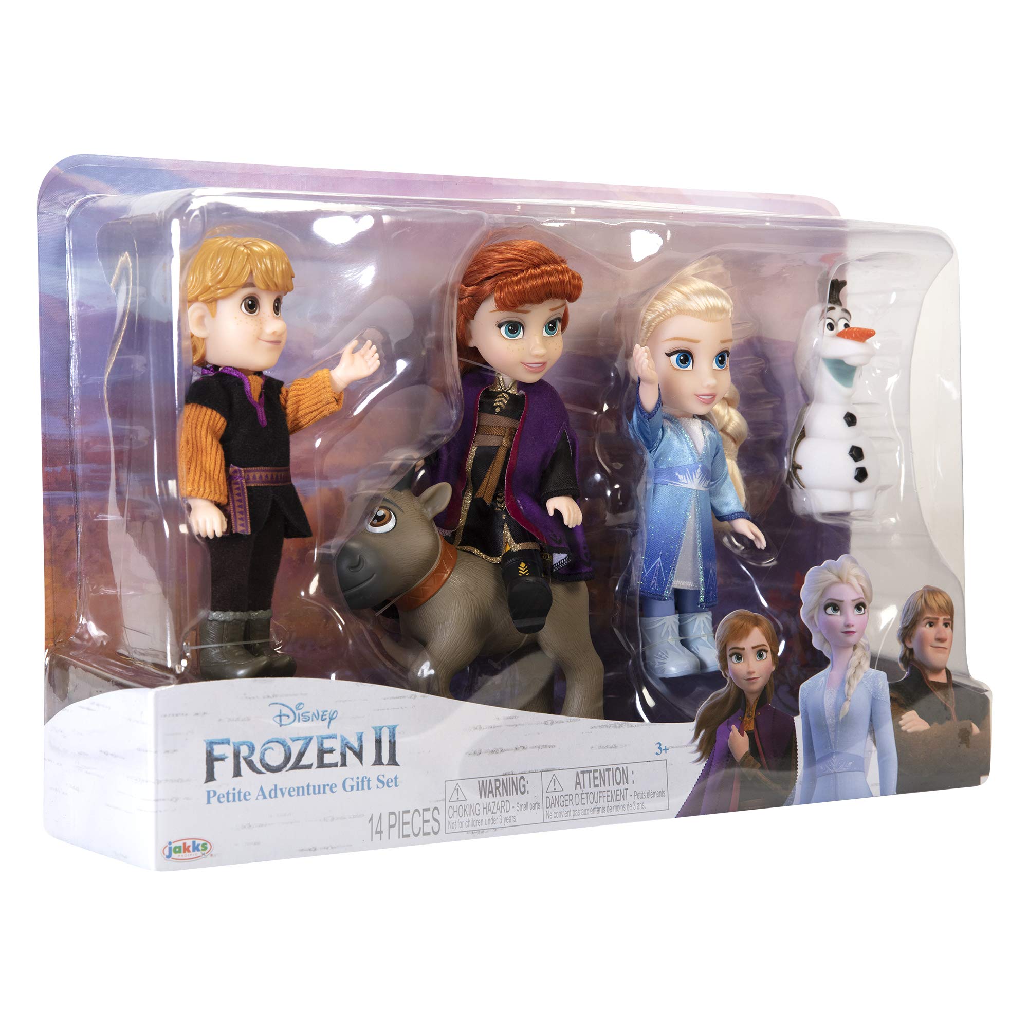 Disney Frozen 2 Petite Dolls Gift Set - Includes Elsa, Anna, Kristoff, Olaf & Sven! 6 inches