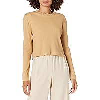 French Connection Women's Tommy Rib Long Sleeve Crop Top