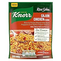 Knorr Rice Sides Cajun Chicken Flavor Rice for a Delicious + Quick Side Dish, with 100% U.S. Grown Rice + No Artificial Flavors or Preservatives, 5.8 oz