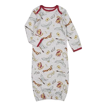 Harry Potter Hedwig Owl Baby Long Sleeve Swaddle Sleeper Gowns Newborn