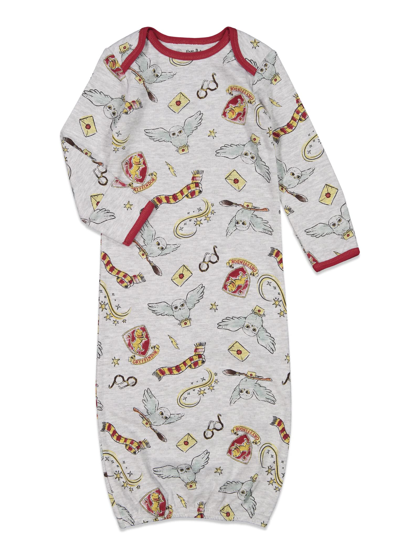Harry Potter Hedwig Owl Baby Long Sleeve Swaddle Sleeper Gowns Newborn