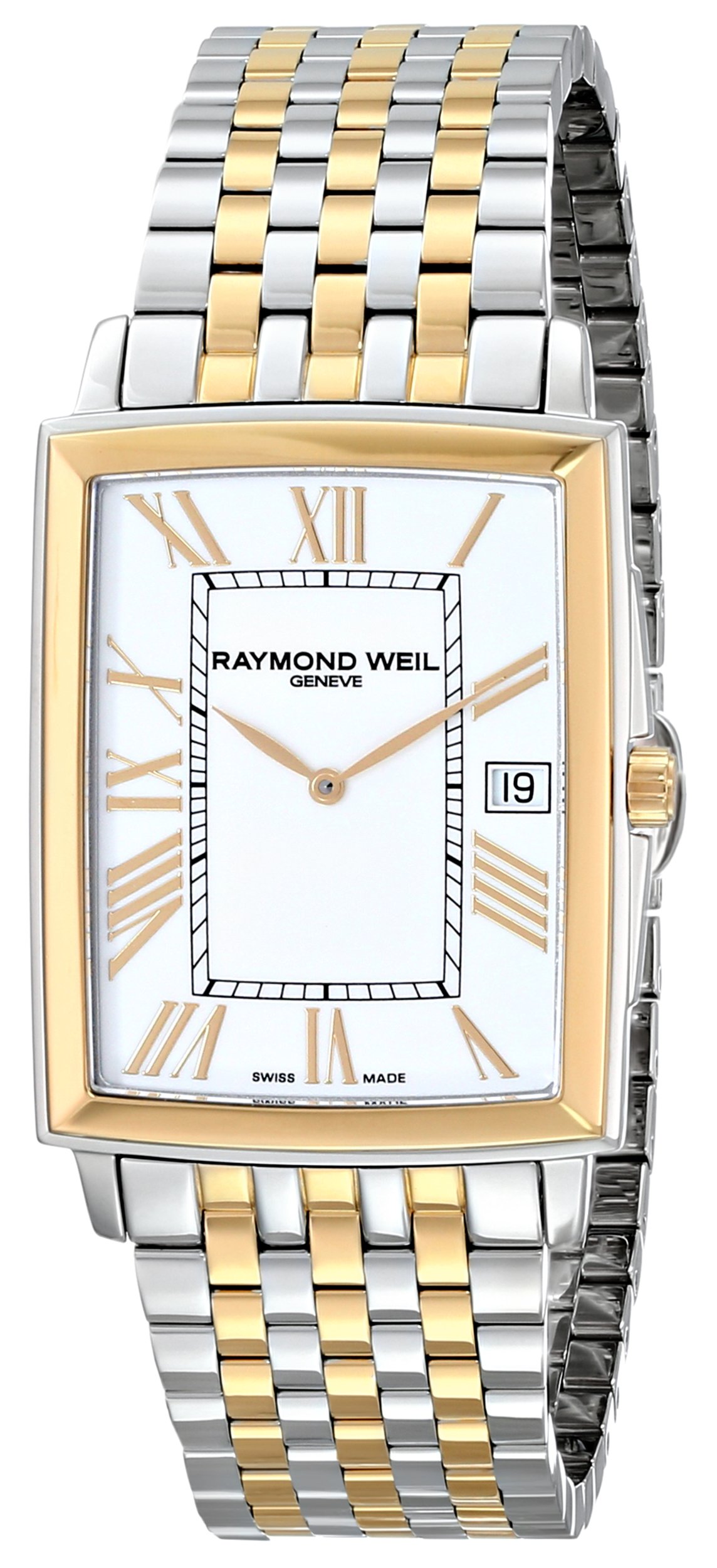Raymond Weil Men's 5456-STP-00308 Tradition Analog Display Swiss Quartz Two Tone Watch