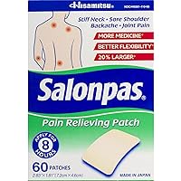 Salonpas Pain Relief Patches 60 ea (Pack of 5)