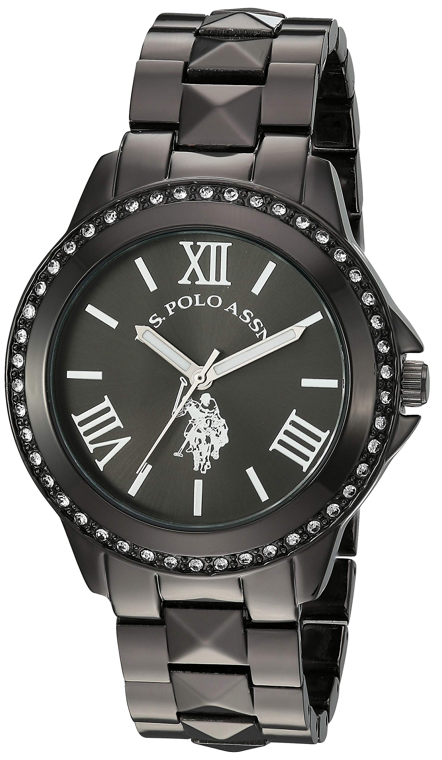 U.S. Polo Assn. Women's USC40082 Analog Display Quartz Black Watch