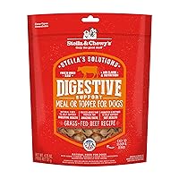 Stella & Chewy's – Stella’s Solutions Digestive Boost – Grass-Fed Beef Dinner Morsels – Freeze-Dried Raw, Protein Rich, Grain Free Dog Food – 4.25 oz Bag