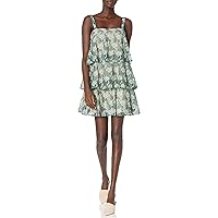 Sugar Lips Women's Loni Green Lace Mini Dress