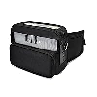 O2TOTES WEAR YOUR OXYGEN WITH STYLE Waist Pack for Rhythm Healthcare P2, Black