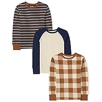 The Children's Place Boys' 3 Pack Long Sleeve Thermal T-Shirt