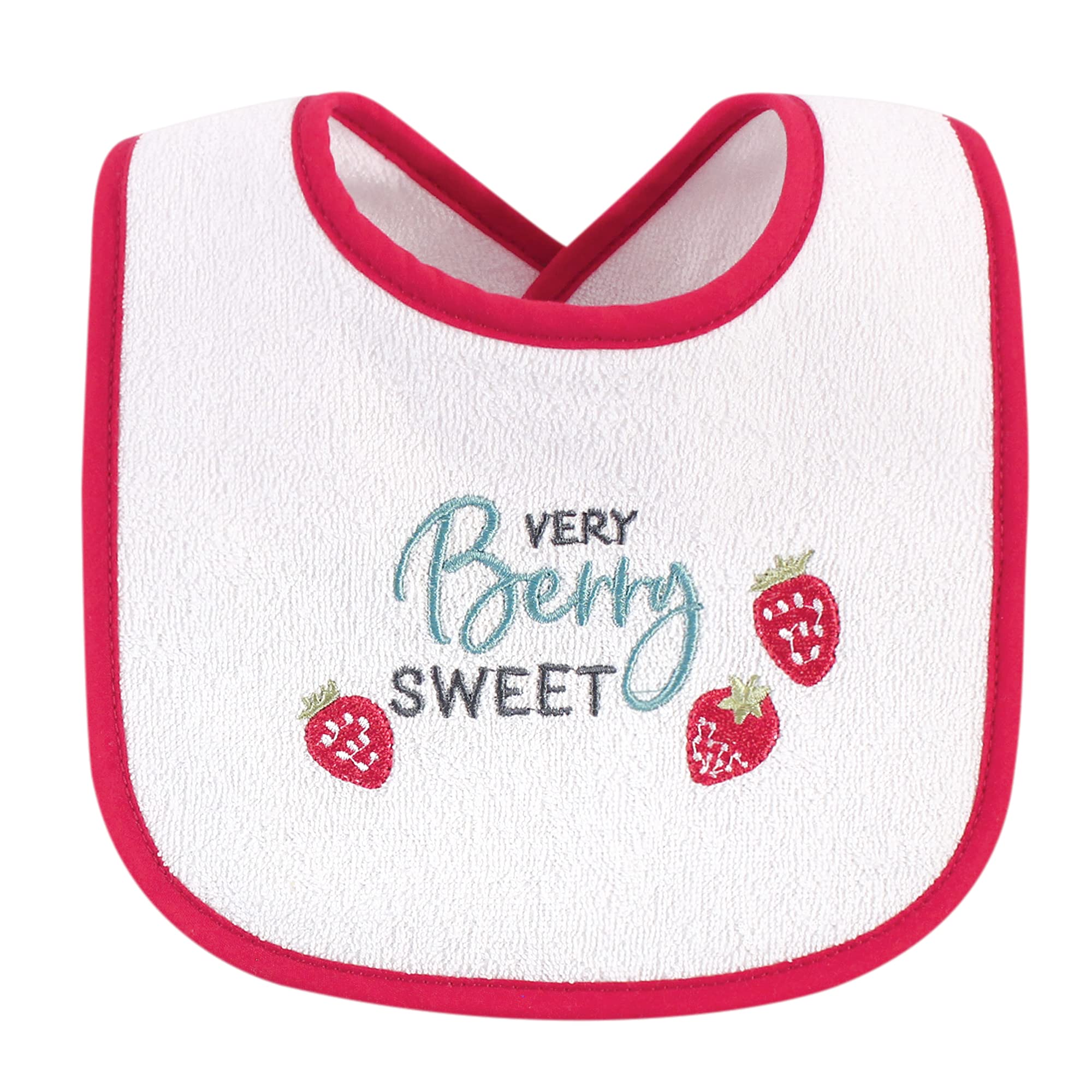 Hudson Baby Unisex Baby Cotton Terry Drooler Bibs With Fiber Filling