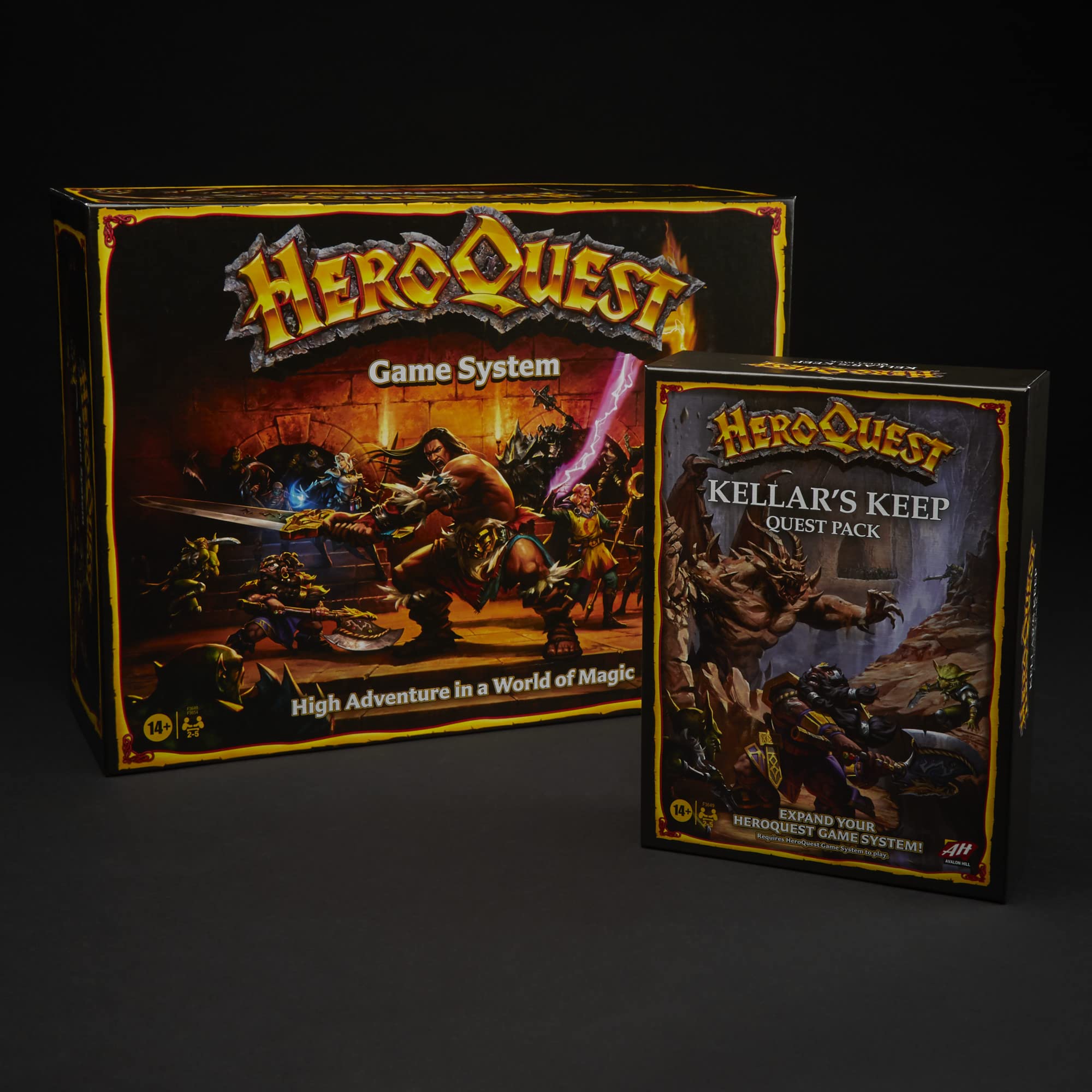 Avalon Hill HeroQuest Kellar's Keep Expansion, Dungeon Crawler Board Game for Ages 14 and Up 2-5 Players Requires HeroQuest Game System to Play