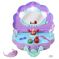 Ariel's Vanity Under The Sea Tabletop Music & Light's Vanity for Girls Ages 3+