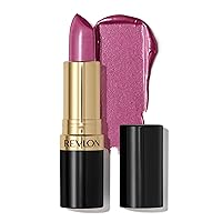 Super Lustrous Lipstick, High Impact Lipcolor with Moisturizing Creamy Formula, Infused with Vitamin E and Avocado Oil in Berries, Iced Amethyst (625) 0.15 oz