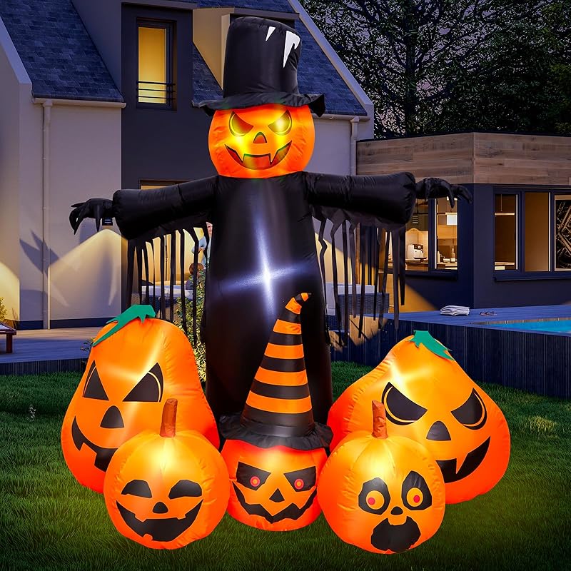 Mua Max Fun 7FT Halloween Inflatables Pumpkin Decorations with LED ...