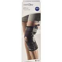 DonJoy Deluxe Hinged Knee Brace, Drytex Sleeve, Open Popliteal, X-Large