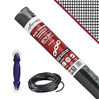 Saint-Gobain ADFORS FCS11146-M Window Screen Replacement Kit, 3ft x 7ft, Charcoal