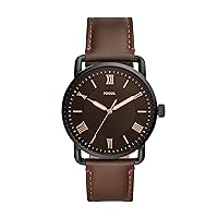 Fossil Copeland Men's Stainless Steel Leather Watch