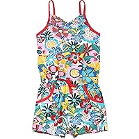 Boboli Girl's Beach Romper in Floral Print, Sizes 4-16