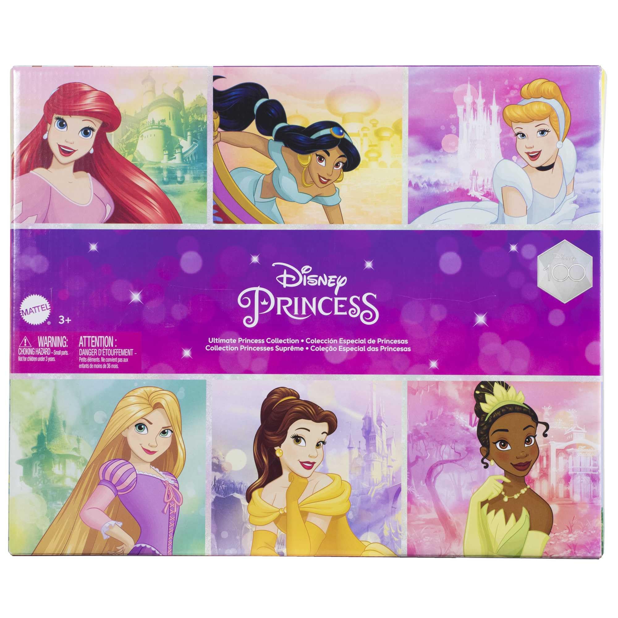 Disney Princess Fashion Doll Gift Set with 13 Dolls in Sparkling Clothing and Accessories, Inspired by Disney Movies (Amazon Exclusive)