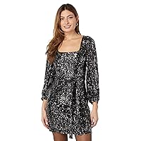 Donna Morgan Women's Long Sleeve Holiday Dress Party Cocktail Occasion