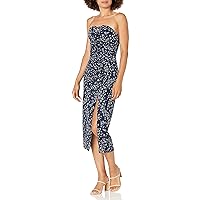 LIKELY Women's Likley Starlight Printed Ali Strapless Ruffle Dress