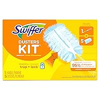 Swiffer 180 Dusters Starter Kit Unscented scent, 1 Set (Packaging May Vary)