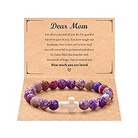 Tarsus Mothers Day Gifts for Mom/Sister/Friends, Cross Bracelet for Women Perfect Christmas Birthday Gifts Ideas