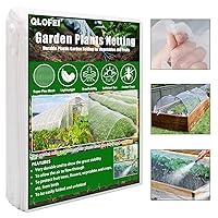 Garden Netting-6 * 16ft Greenhouse Plastic Covering-with Grids Plant Covers-Protection for Fruit Trees Vegetables Flowers Durable Garden Mesh Netting for Patio Plants Outdoor Garden Mesh Covers