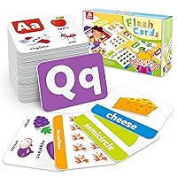 Sight Words Learning Flashcards for Toddlers, 101Pcs ABC Alphabet Math Numbers Vocabulary Flashcards Counting Word Educational Toy for Preschool Kids 3 4 5 Year Old