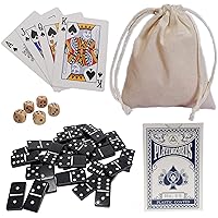 Dominoes and More Combo Set - 12-in-1 Travel Games