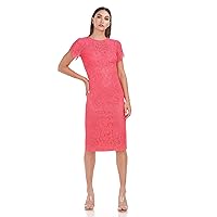 JS Collections Women's Suzy Scalloped Cocktail Dress