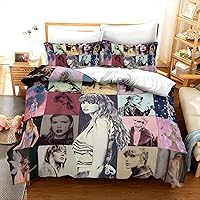 Bedding Set Cover Cute Bedding Set 3 Piece Comforter Sets for Teen Boys Kids Girls (1 Duvet Cover 2 Pillowcases) (Twin)