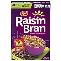 Raisin Bran Cereal, Made with Wheat and Bran Flakes and Sweet Sun-Maid Raisins, 16.6 OZ Box