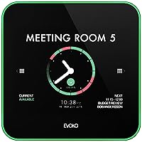 ERM2001 LISO Space Booking System Digital Door Sign, White